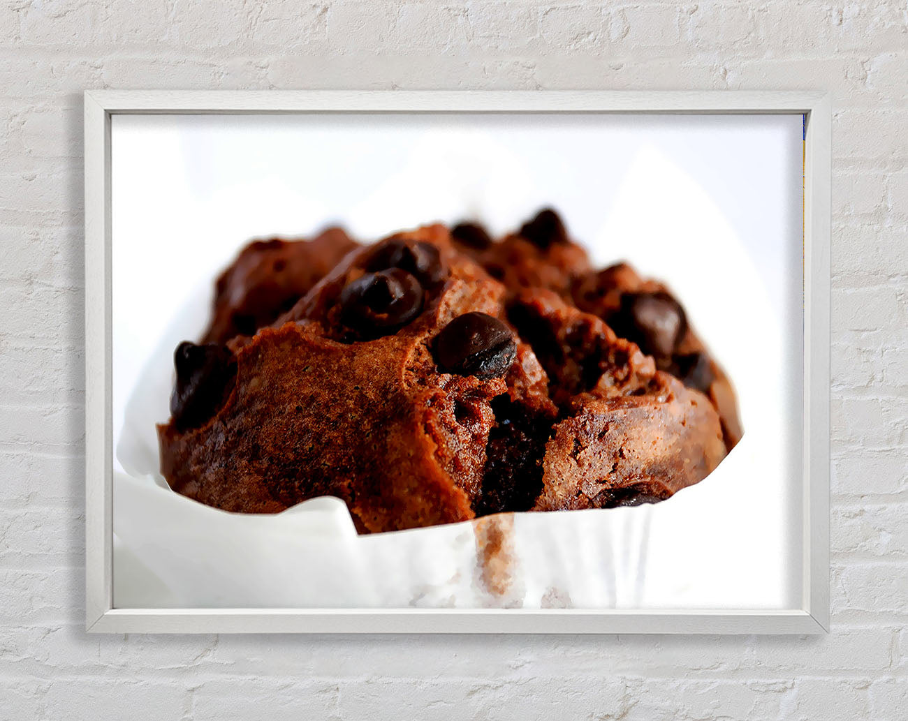 Chocolate Chip Muffin Framed Wall Art