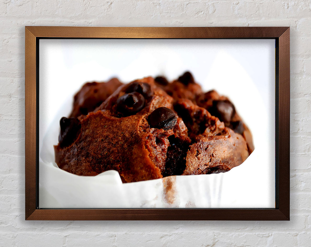 Chocolate Chip Muffin Framed Wall Art