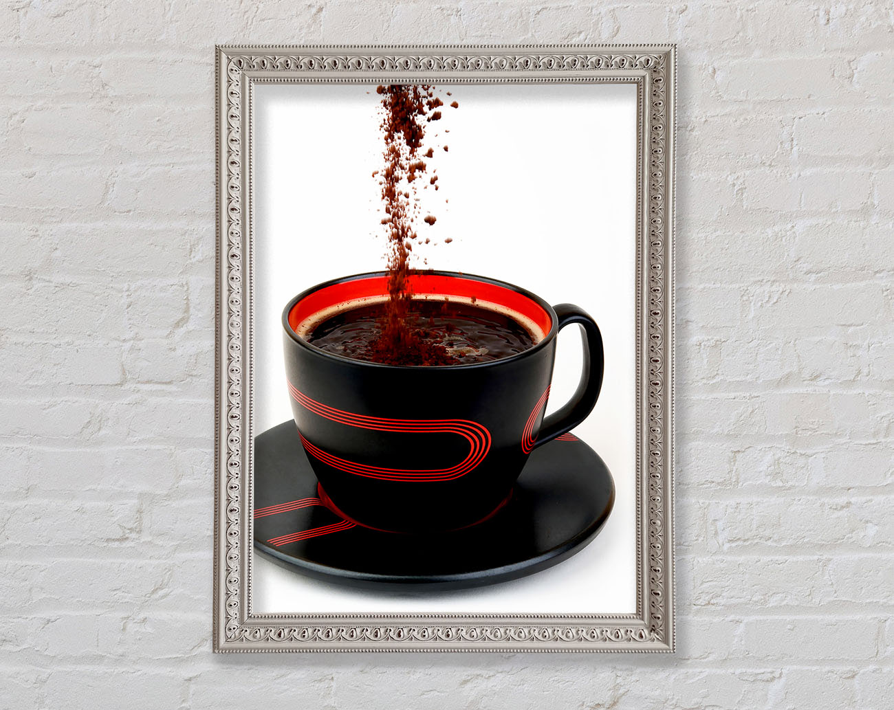 Coffee Bean Pour Framed Wall Art