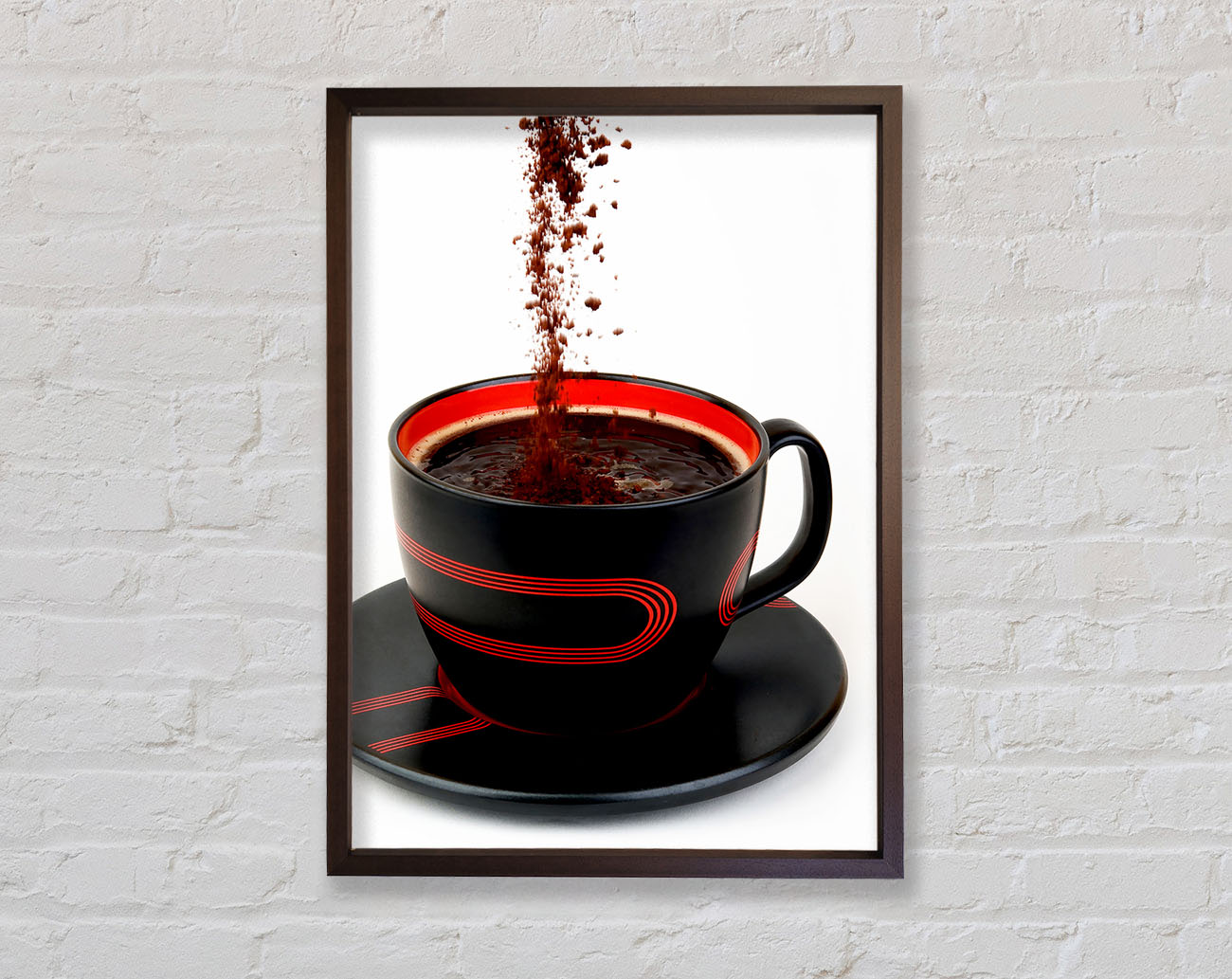 Coffee Bean Pour Framed Wall Art