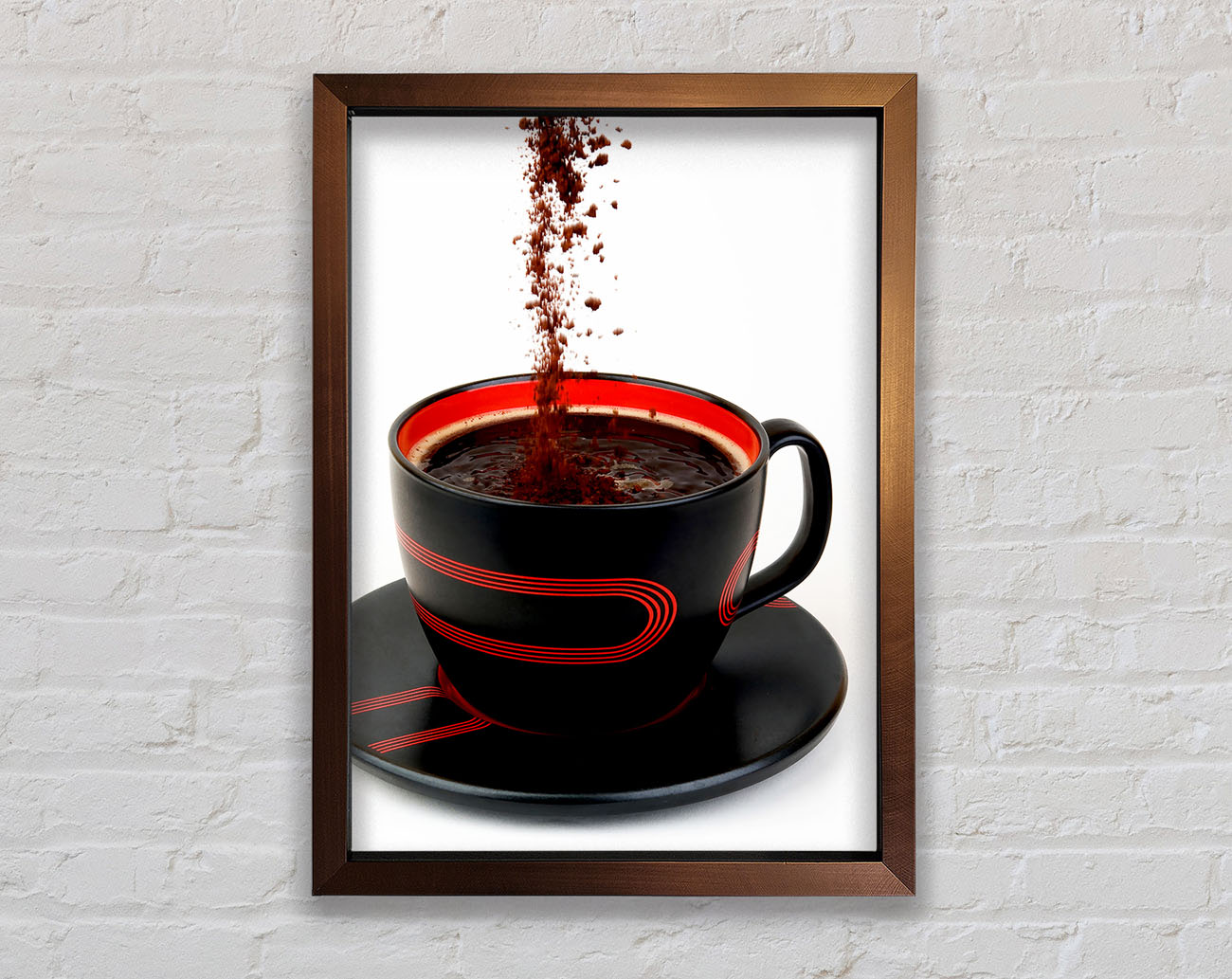 Coffee Bean Pour Framed Wall Art