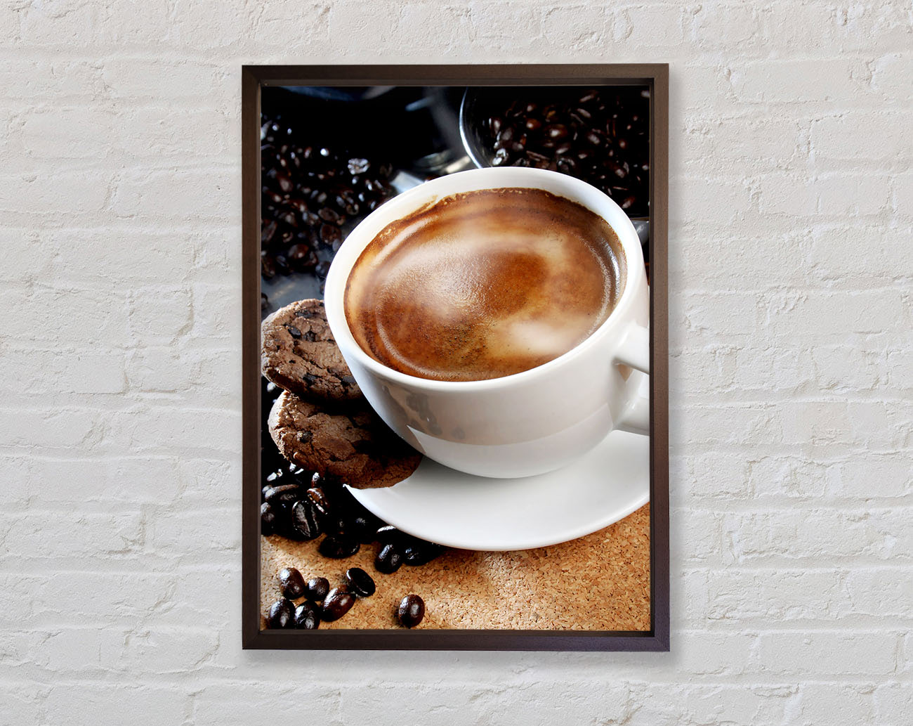 Cappuccino Treat Framed Wall Art