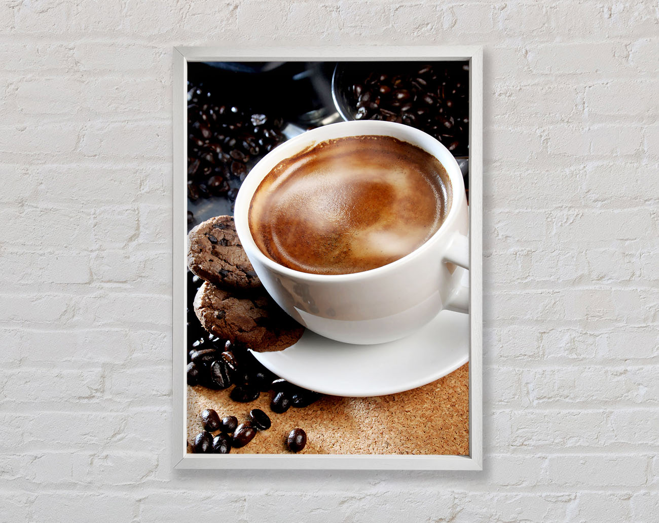 Cappuccino Treat Framed Wall Art