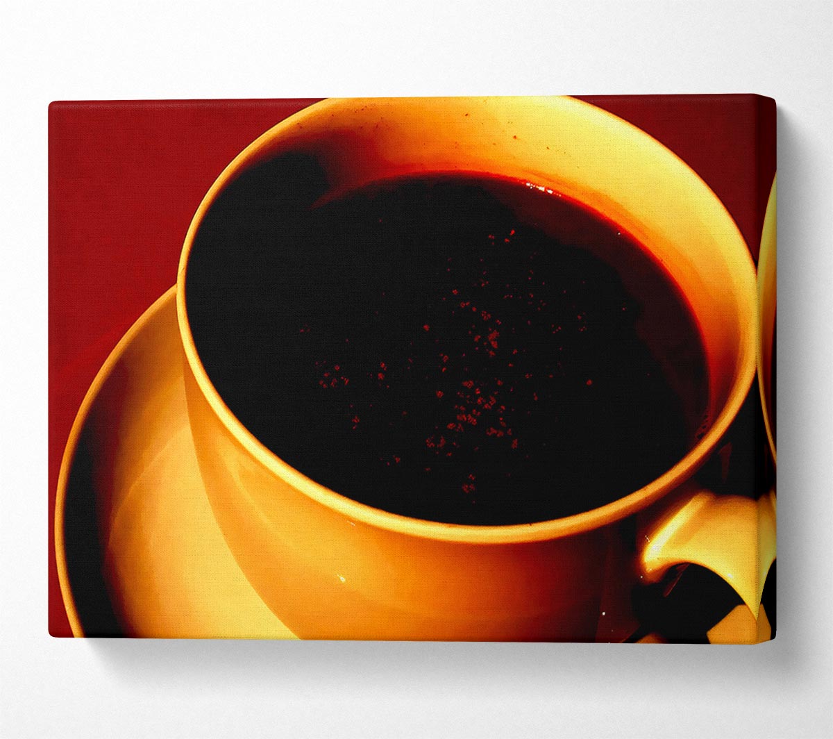 Coffee In Sunlight Canvas Wall Art
