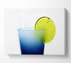 Blue Frost Slice Canvas Wall Art