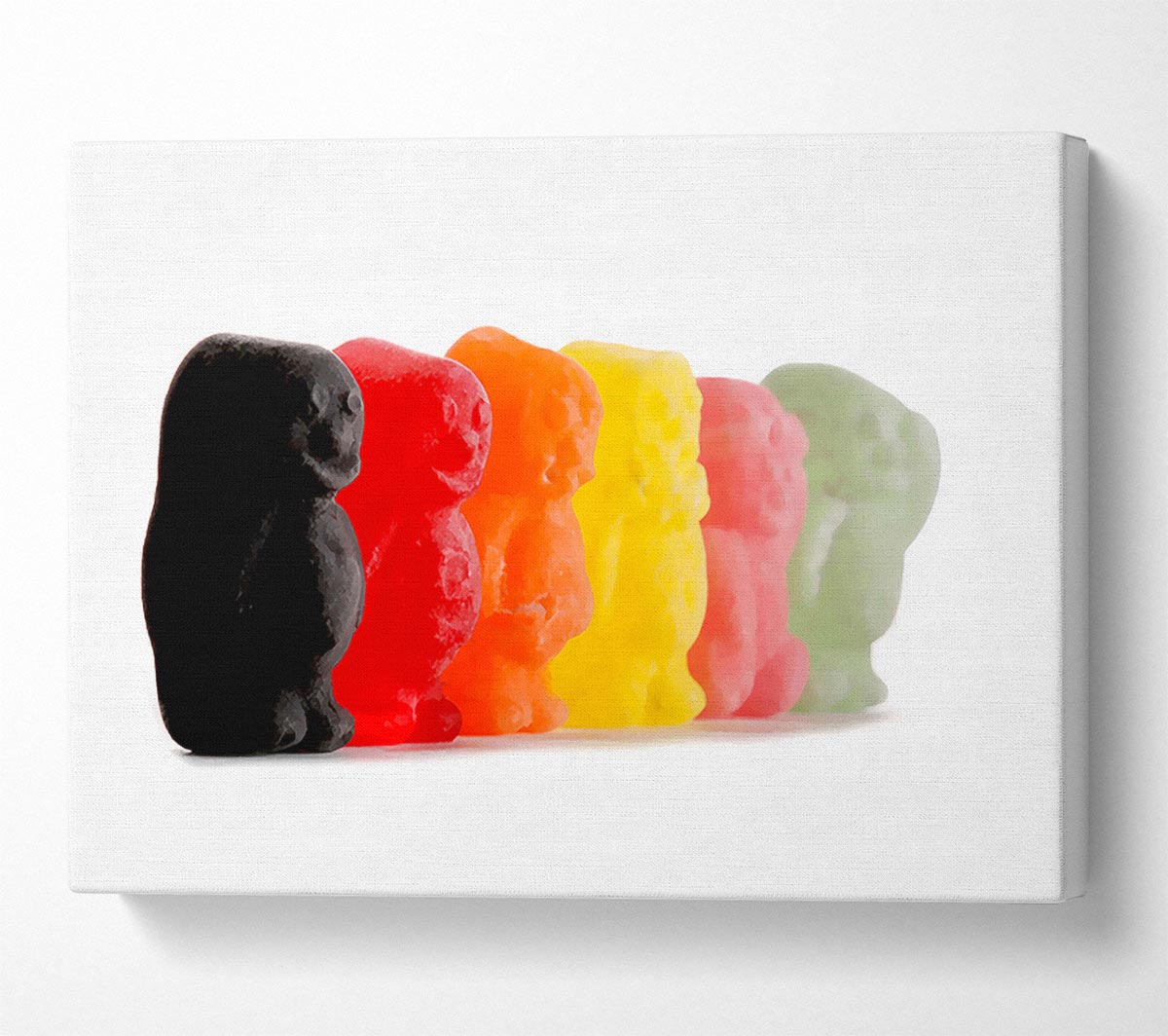 Jelly Baby Smiles Canvas Wall Art
