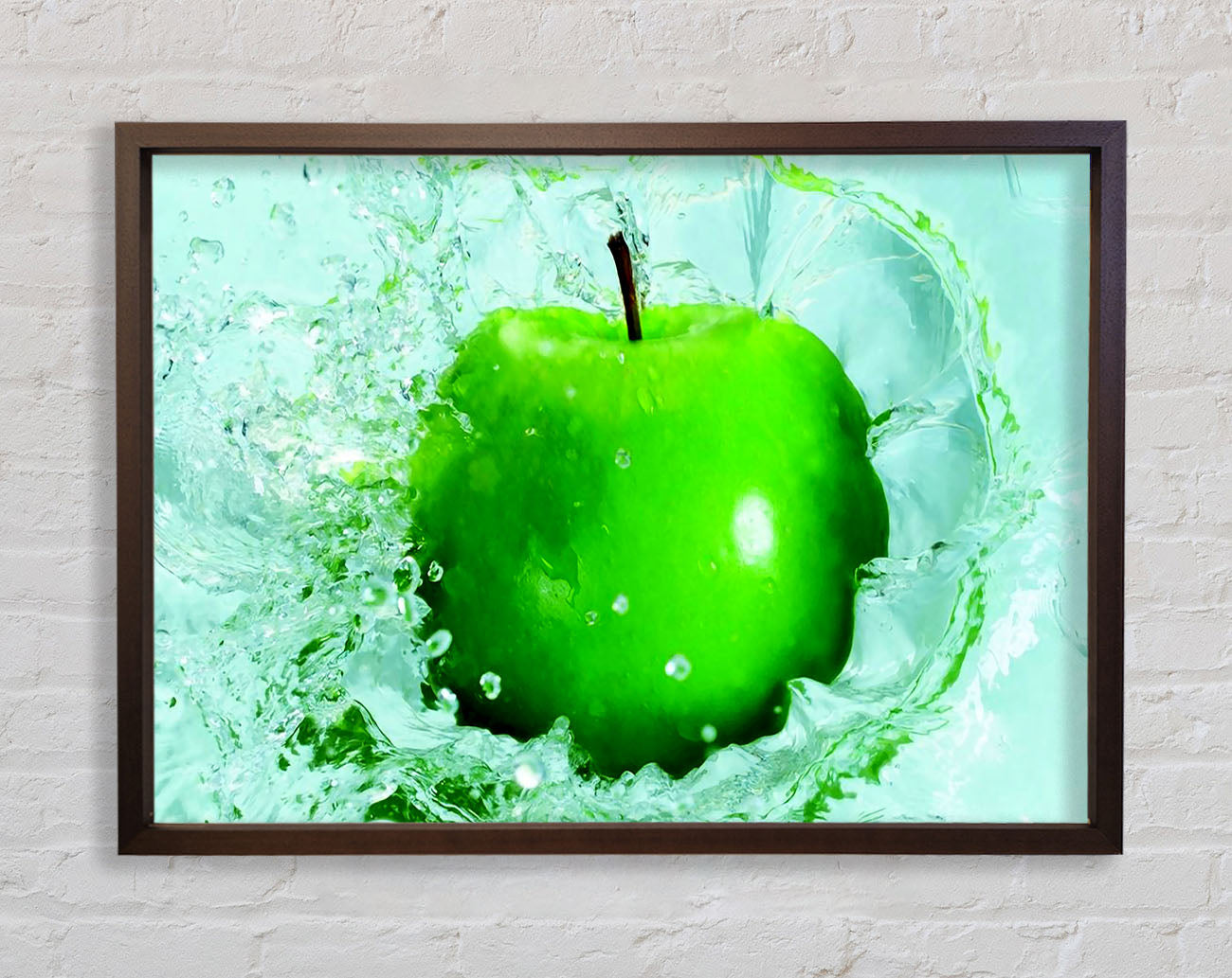 Apple Splash Framed Wall Art