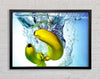 Banana Splash Framed Wall Art