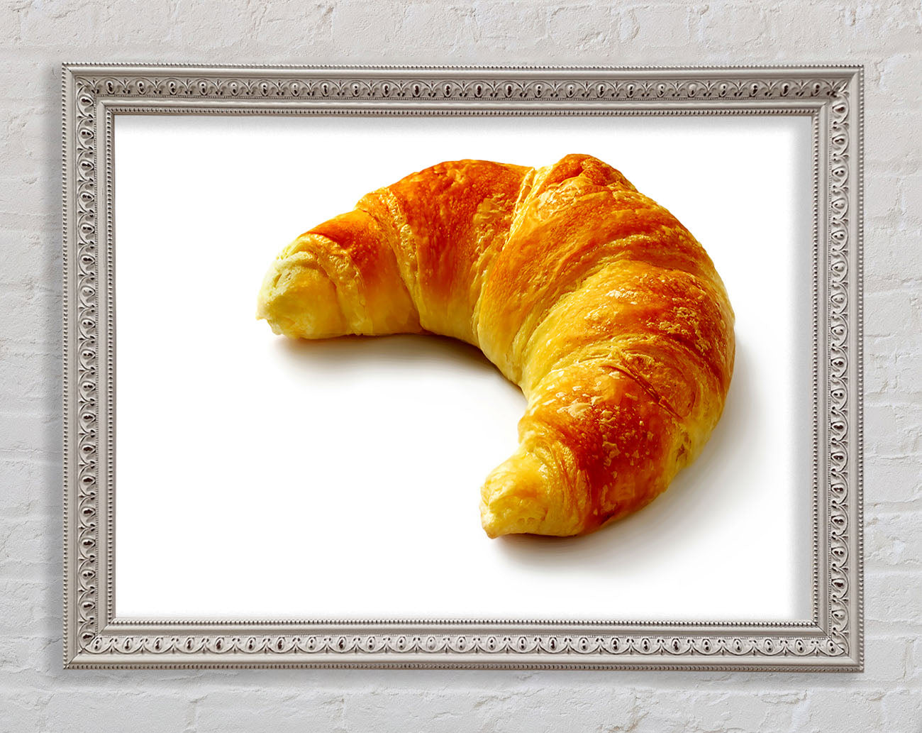 Croissant Delight Framed Wall Art