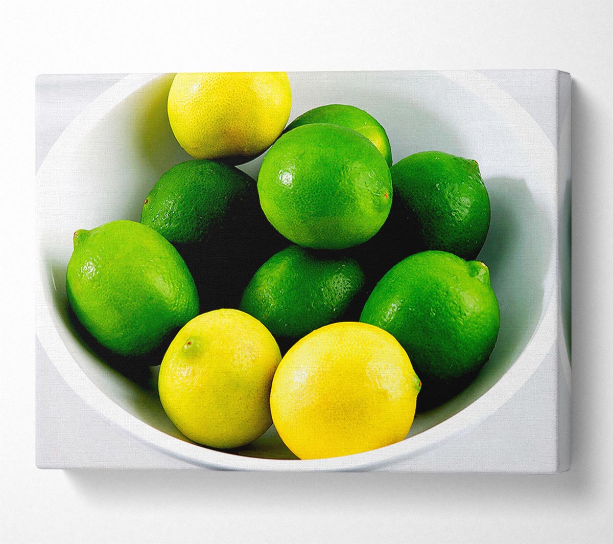 Lemon And Limes Canvas Wall Art