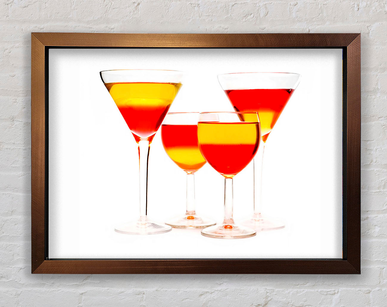 Anyone For Mixed Cocktails Framed Wall Art