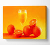 Breakfast Juice Canvas Wall Art