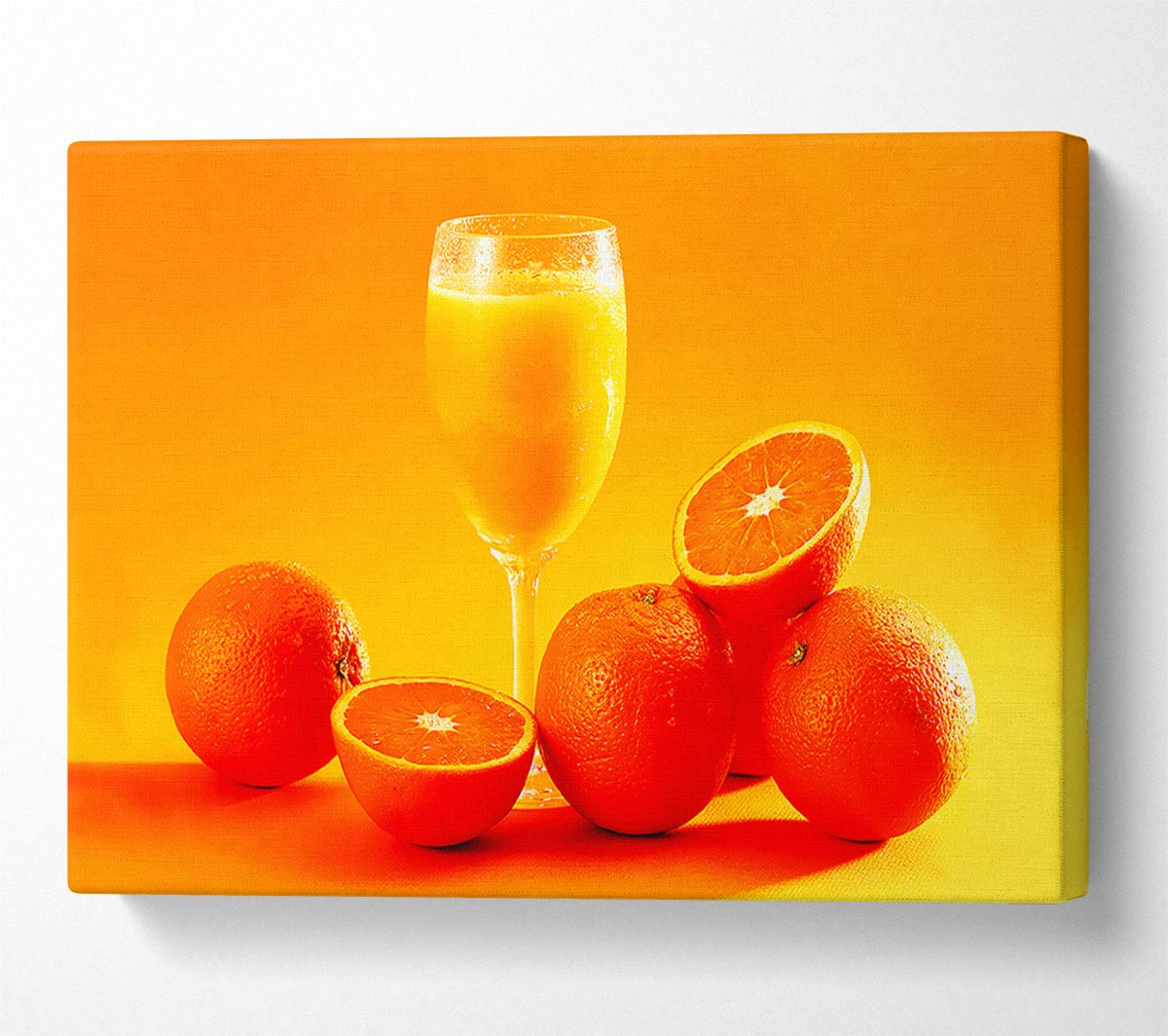 Breakfast Juice Canvas Wall Art