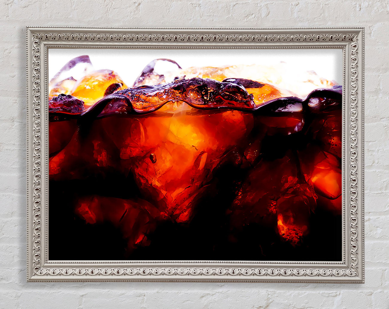 Cola Fizz Framed Wall Art