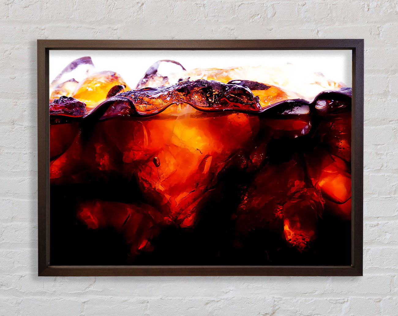 Cola Fizz Framed Wall Art