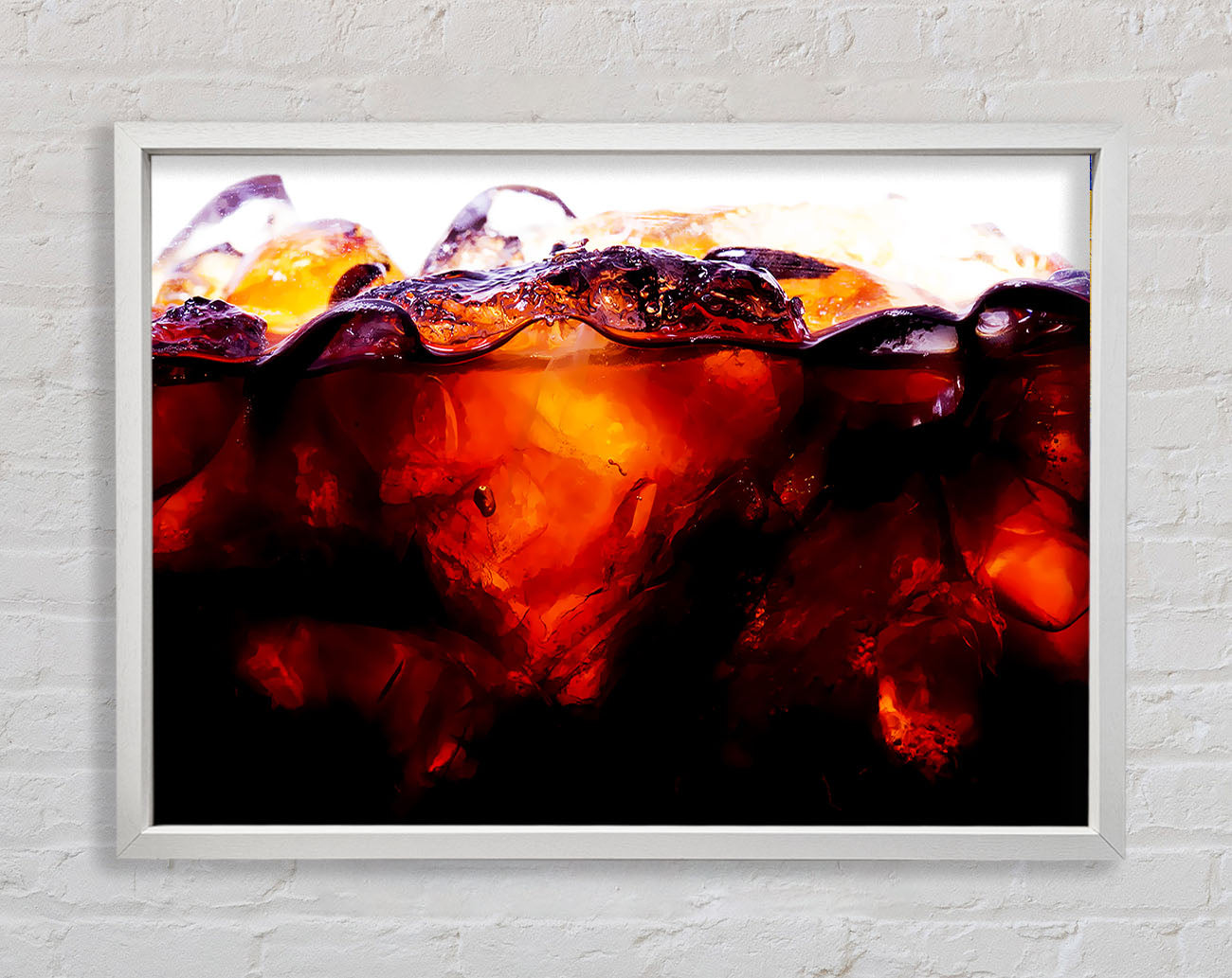 Cola Fizz Framed Wall Art