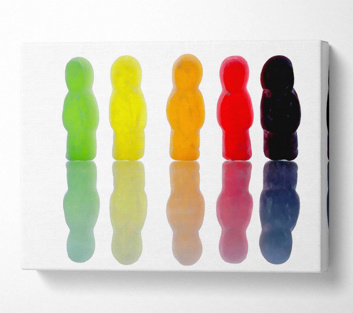 Jelly Baby March Canvas Wall Art