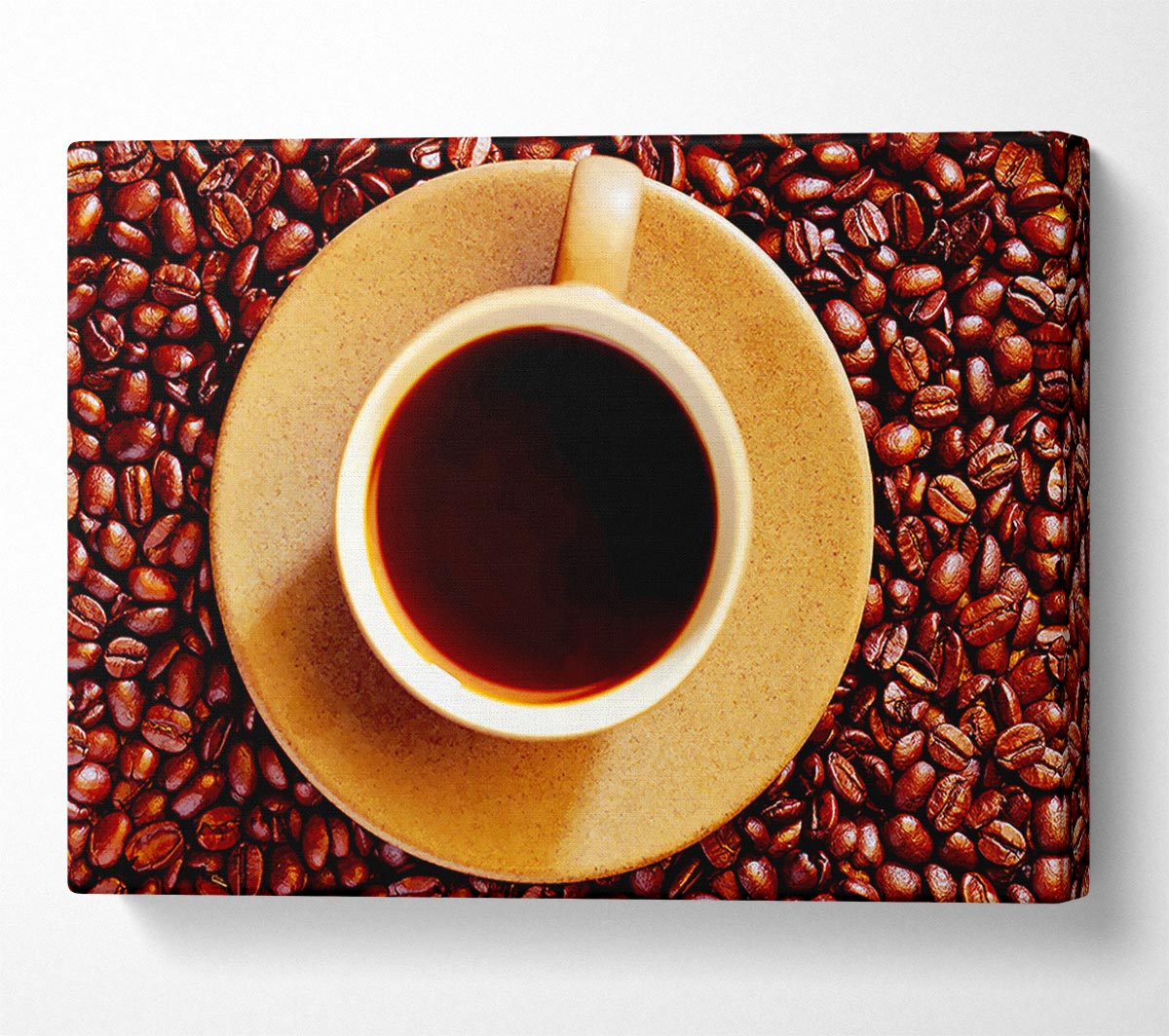 Coffee Bean Galour Canvas Wall Art
