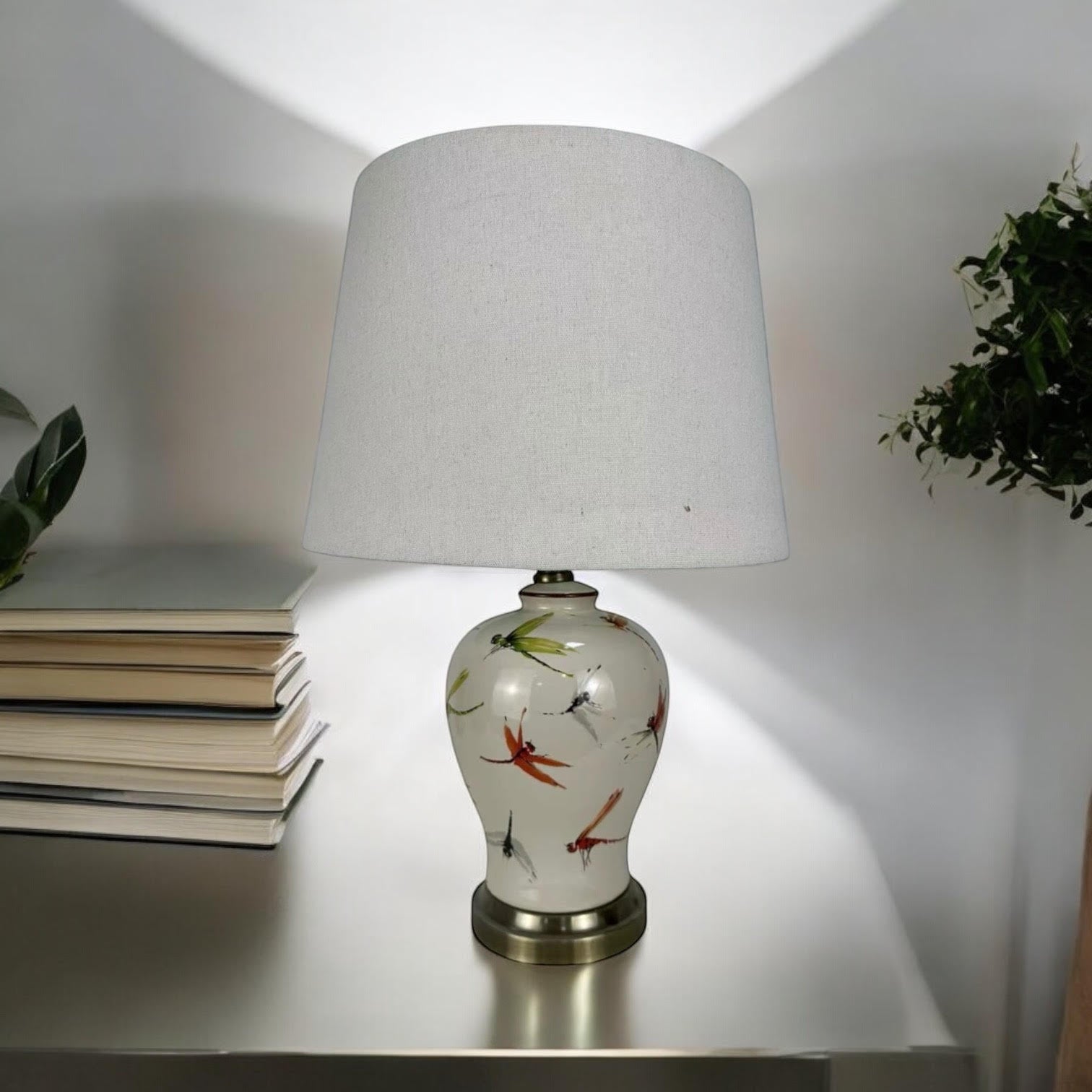 37CM LAMP AND SHADE