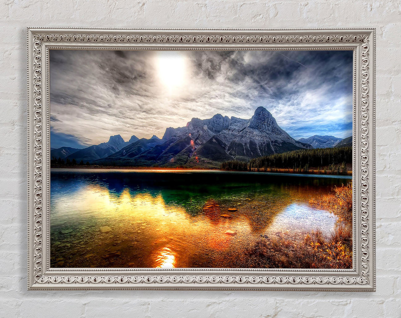 Crystal Clear Lake Framed Wall Art