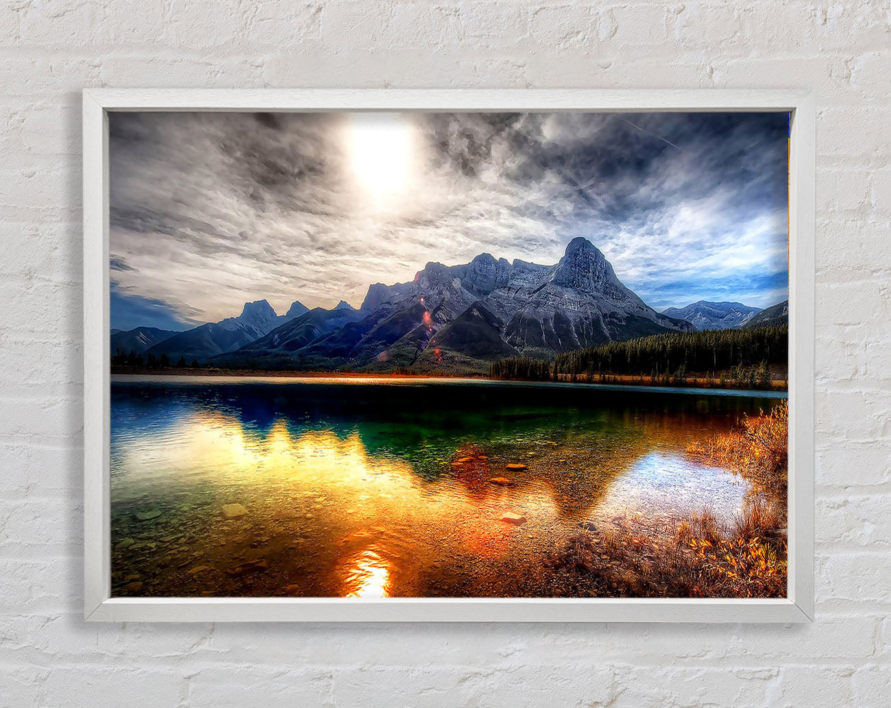 Crystal Clear Lake Framed Wall Art