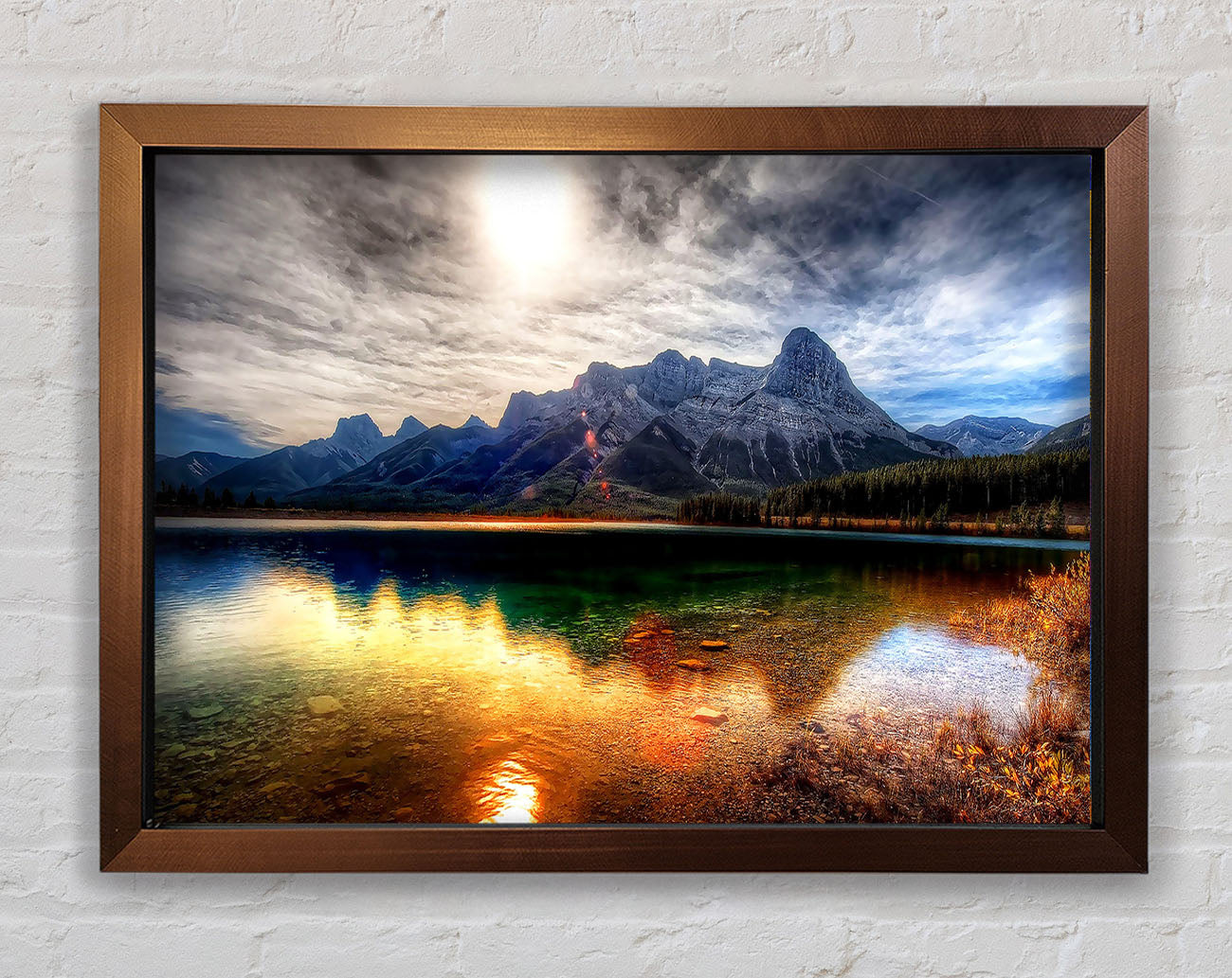 Crystal Clear Lake Framed Wall Art