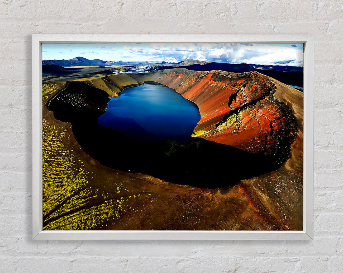 Arctic Volcanic Framed Wall Art
