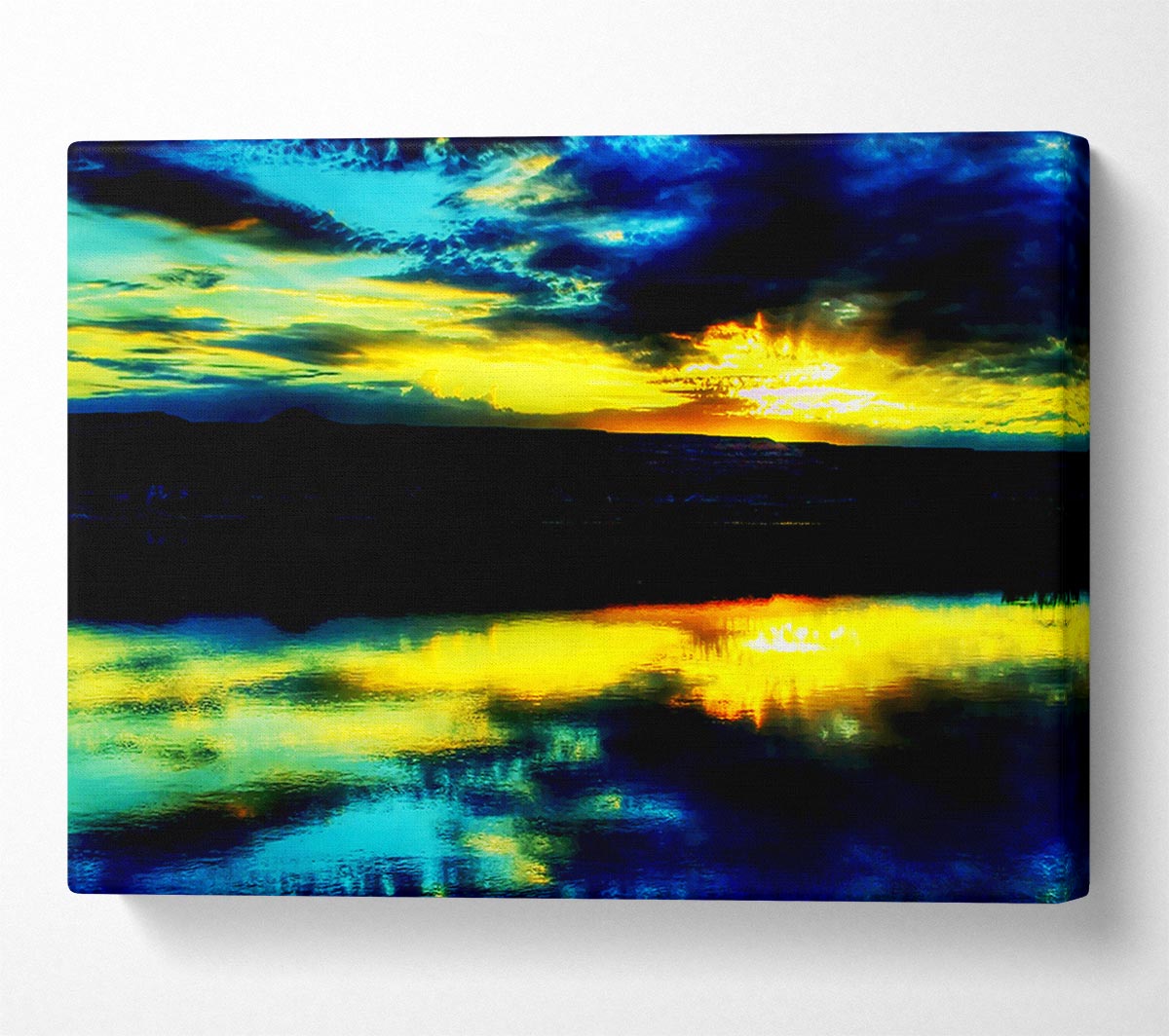 Lake Daybreak Canvas Wall Art