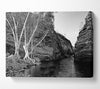 B n W Valley Still Waters Canvas Wall Art