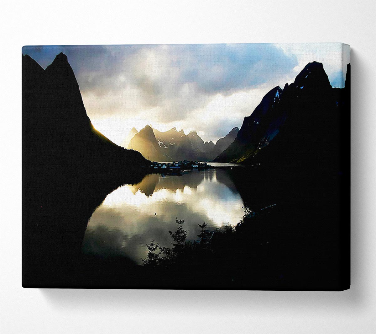 Mountain Reflections Canvas Wall Art
