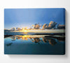 Golden Cloud Reflections Canvas Wall Art