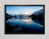 Blue Lake Calm Framed Wall Art