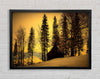 Beautiful Winter Twilight Framed Wall Art