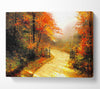 Autumn Lane Canvas Wall Art