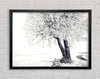Bench Under Tree Winter Framed Wall Art