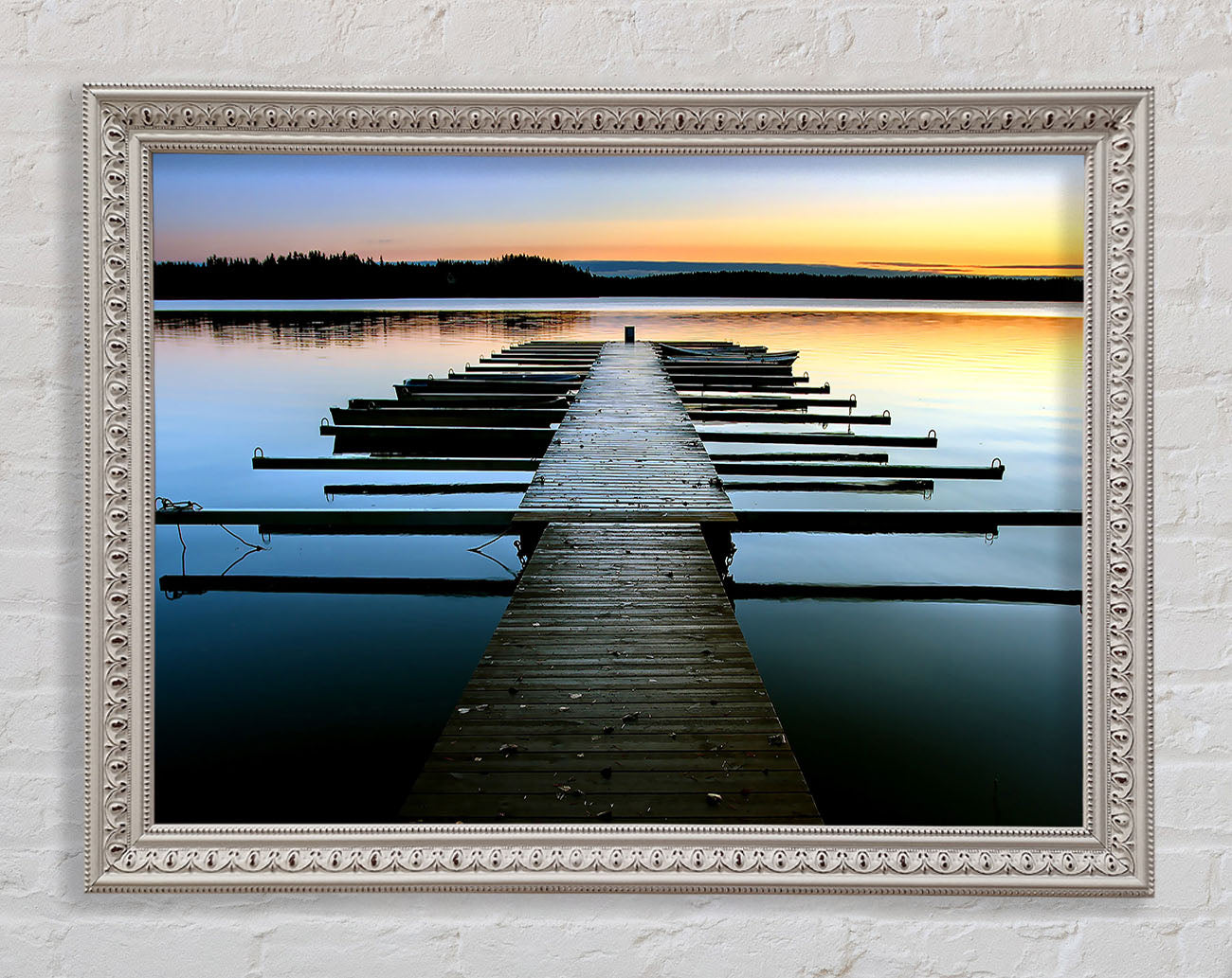 Boat Dock Framed Wall Art