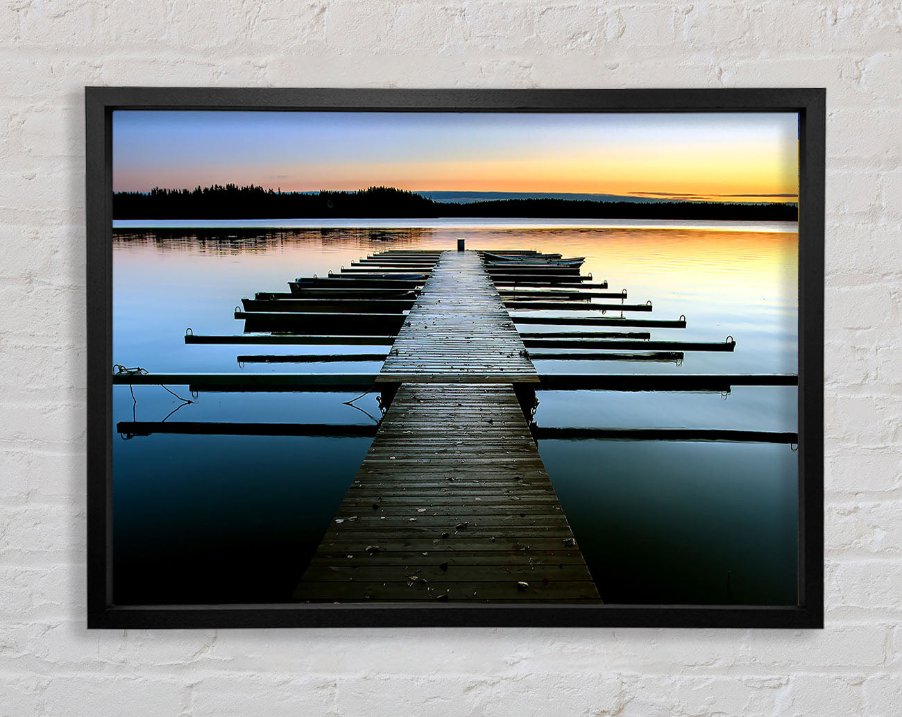 Boat Dock Framed Wall Art