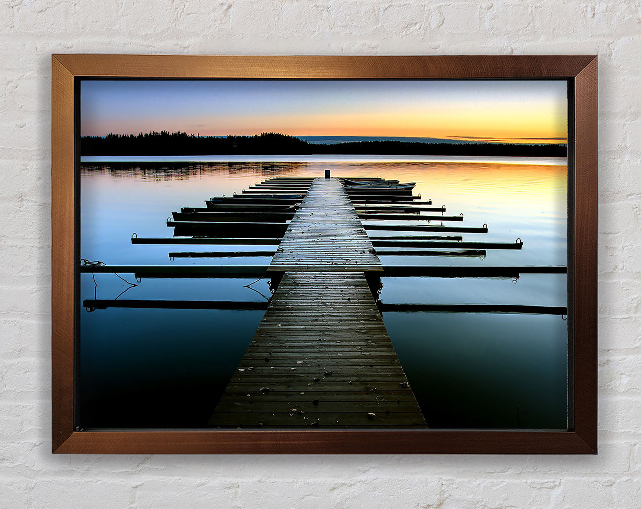 Boat Dock Framed Wall Art