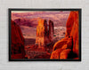 Courthouse Towers At Sunset Arches National Park Utah Framed Wall Art
