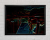 Abstract Pier Framed Wall Art