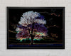 Abstract Neon Landscape 12 Framed Wall Art