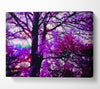 Psychedelic Tree Canvas Wall Art