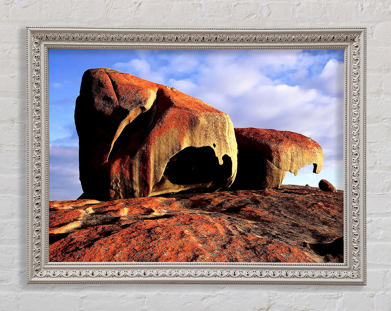 Boulders On Top Of The World Framed Wall Art