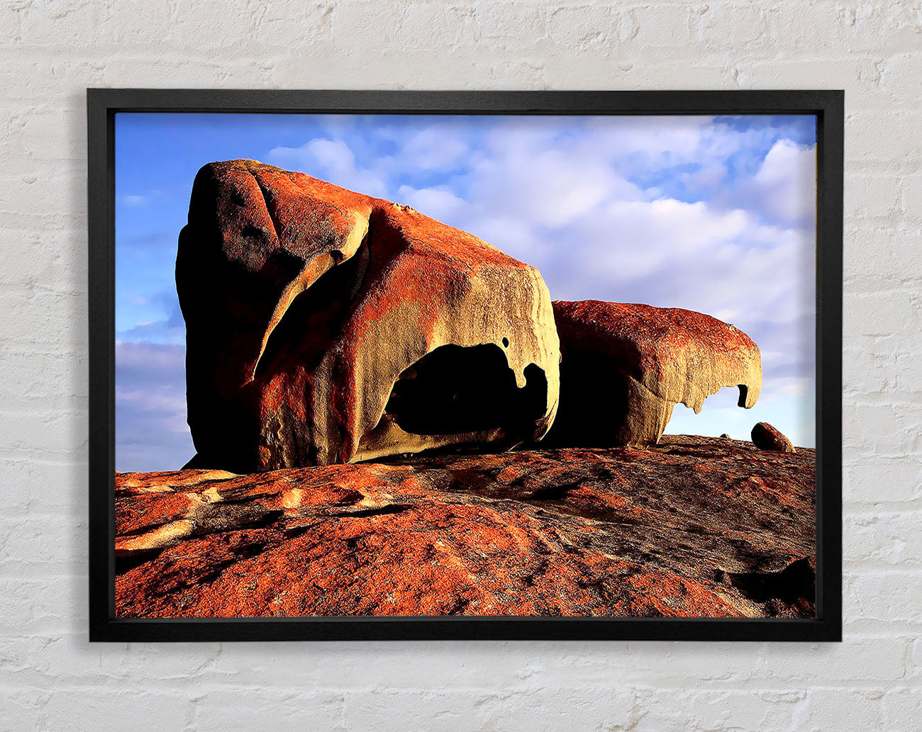 Boulders On Top Of The World Framed Wall Art