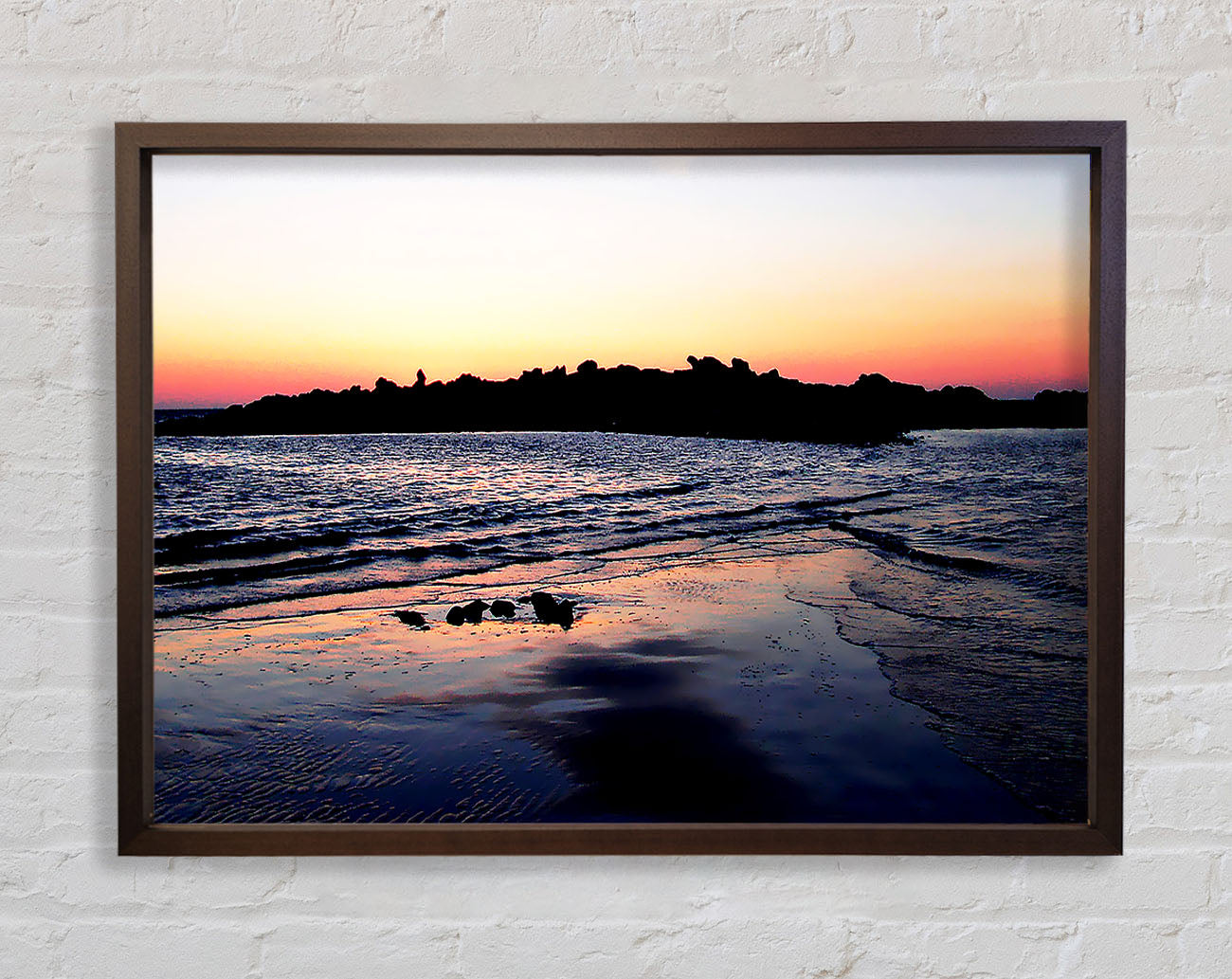 Along The Coast Framed Wall Art