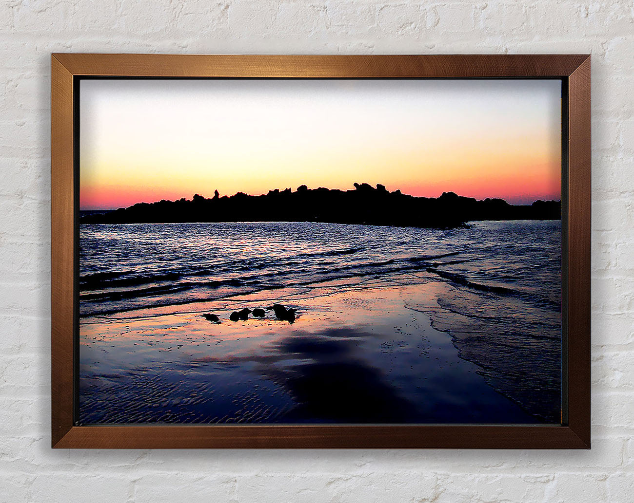 Along The Coast Framed Wall Art