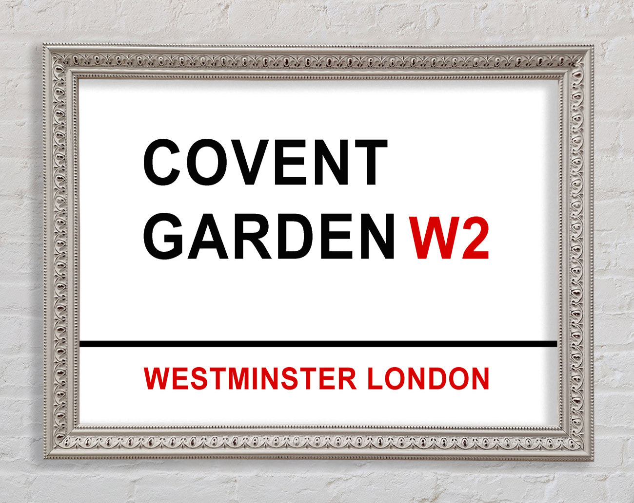 Covent Garden Signs Framed Wall Art