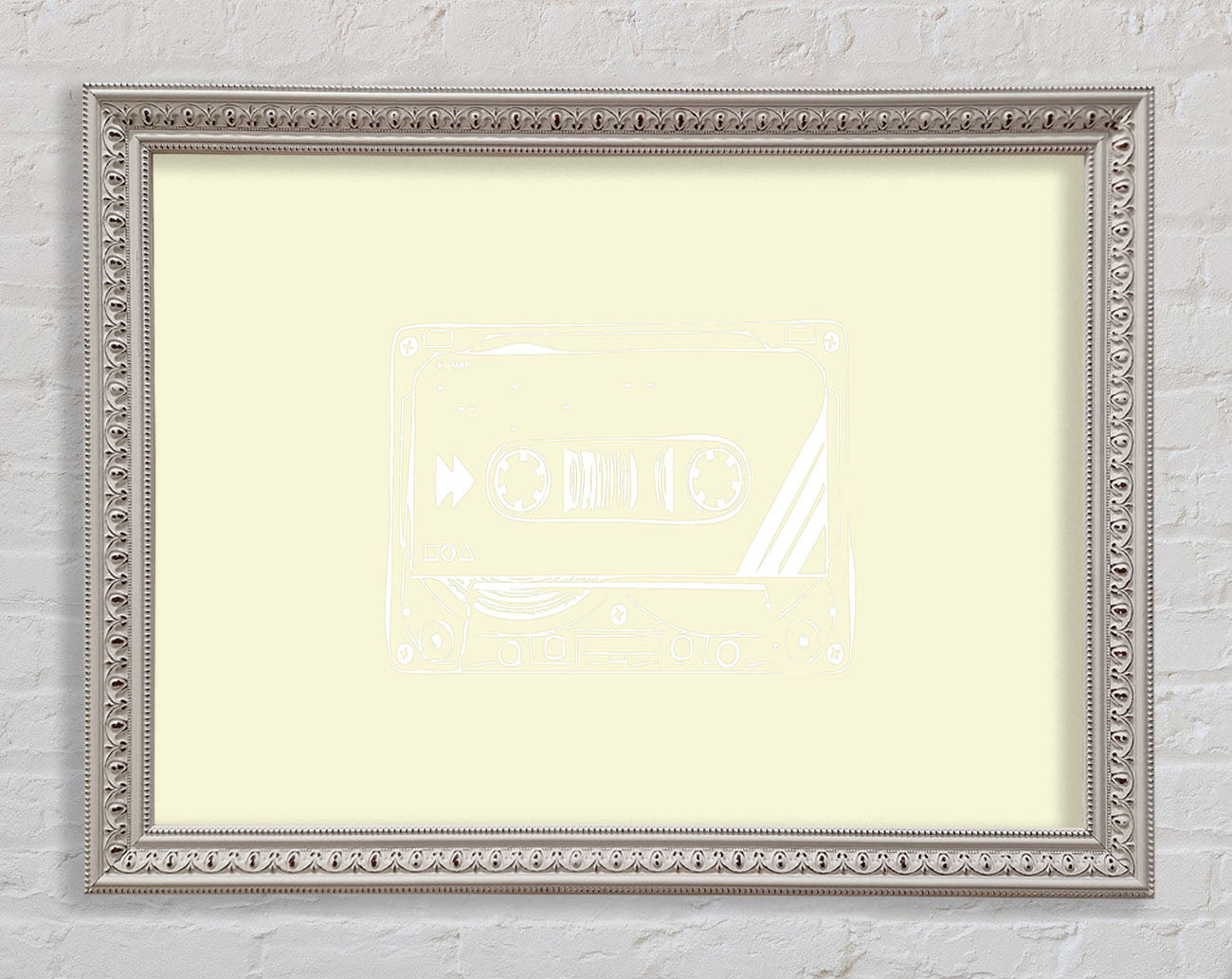 Cassette Tape Vector Art Framed Wall Art