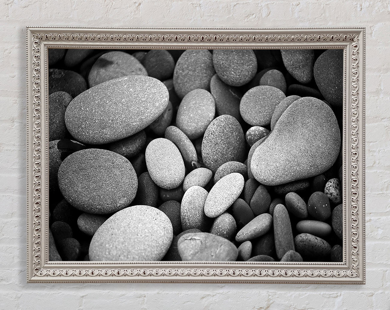 Amazing Love Rock B n W Framed Wall Art