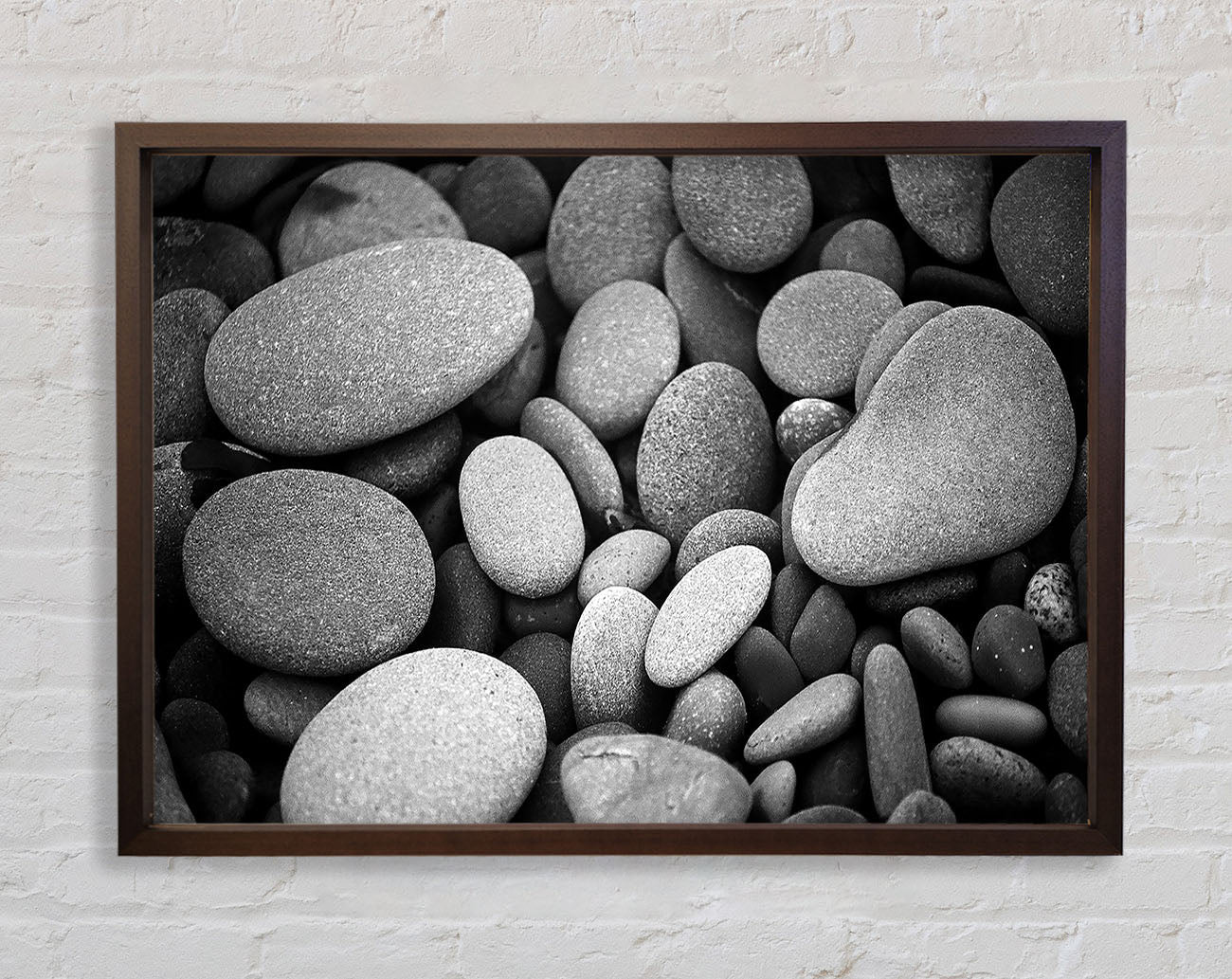 Amazing Love Rock B n W Framed Wall Art